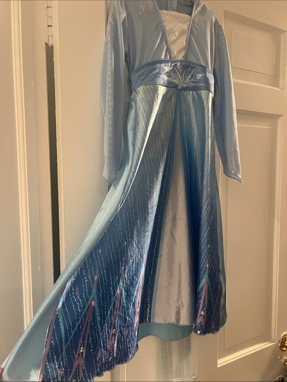 Light Blue Sparkle Princess Costume Dress for Kids
